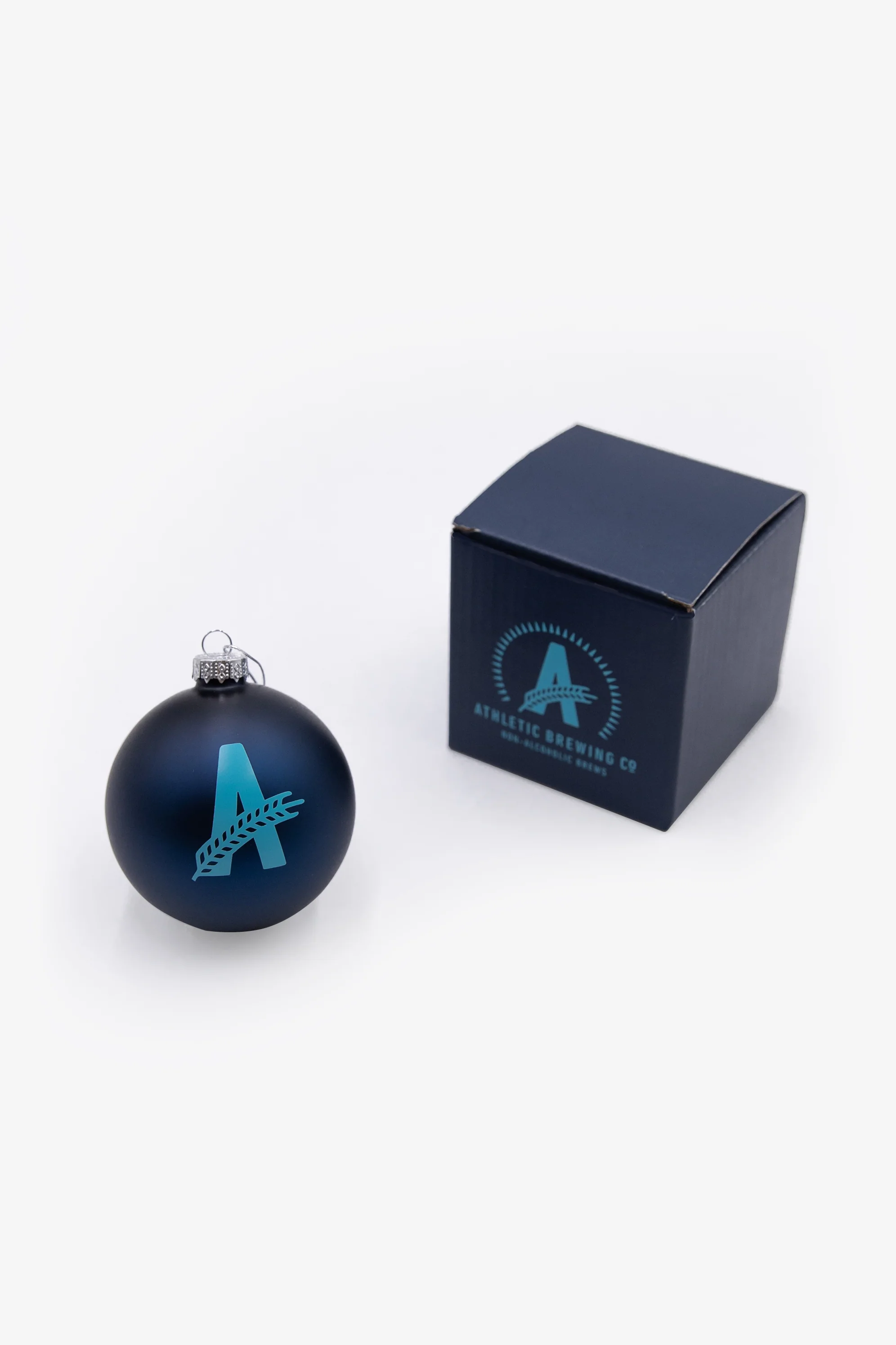 Athletic Brewing Co Hand Painted Glass Ornament - Image 2