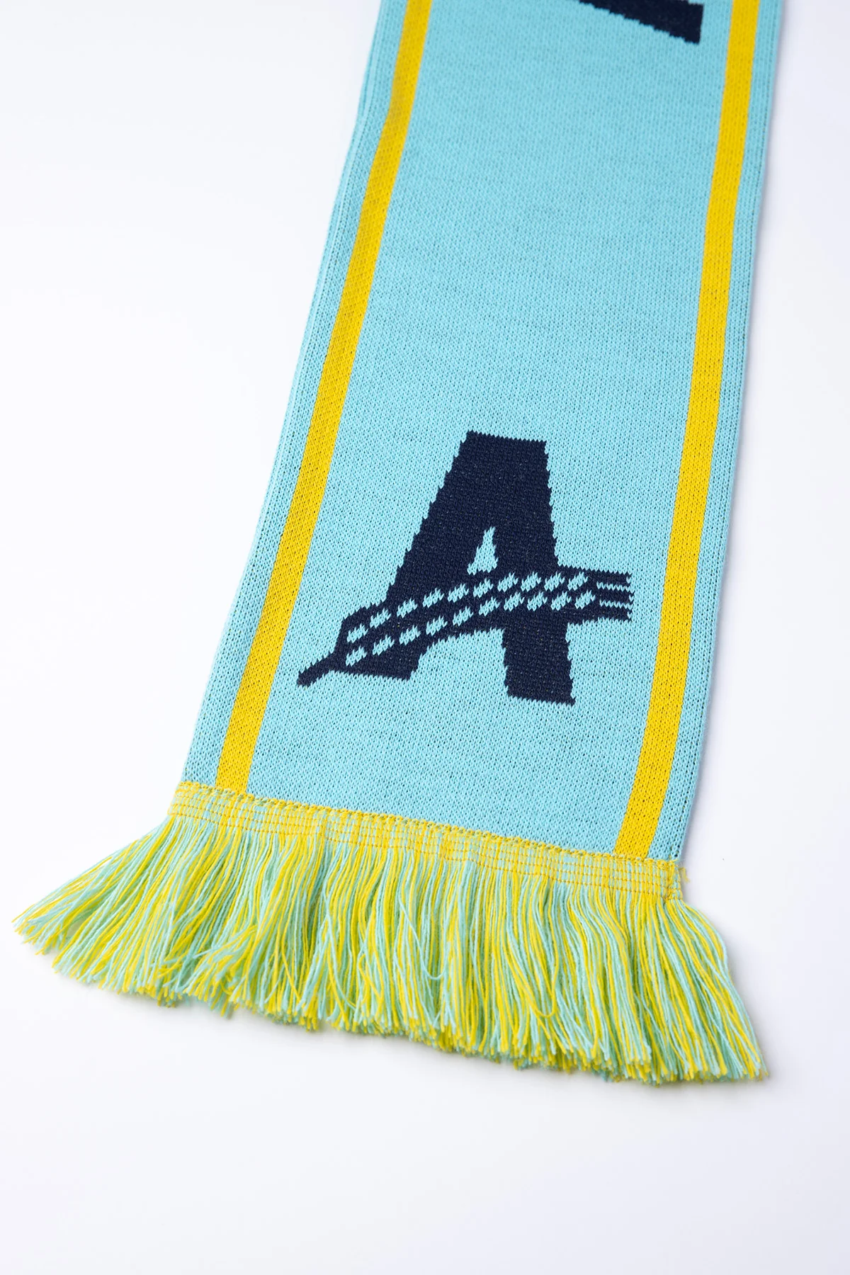 Athletic Brewing Co Custom Woven Fringe Scarf - Run Wild - Image 3