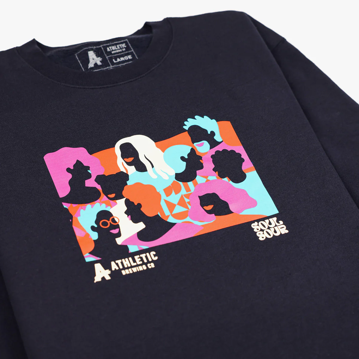Soul Sour Midweight Navy Crewneck - Image 2