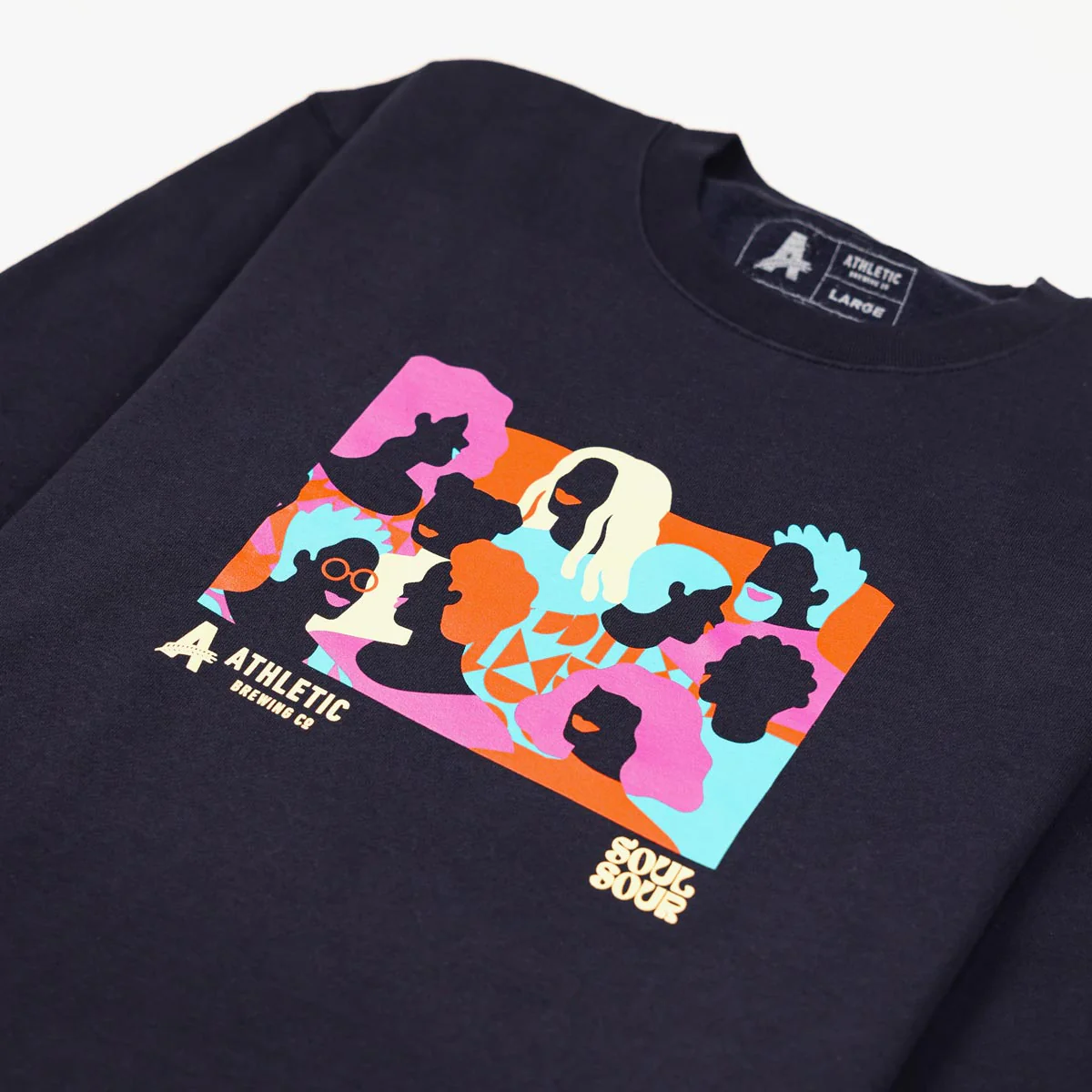 Soul Sour Midweight Navy Crewneck - Image 3