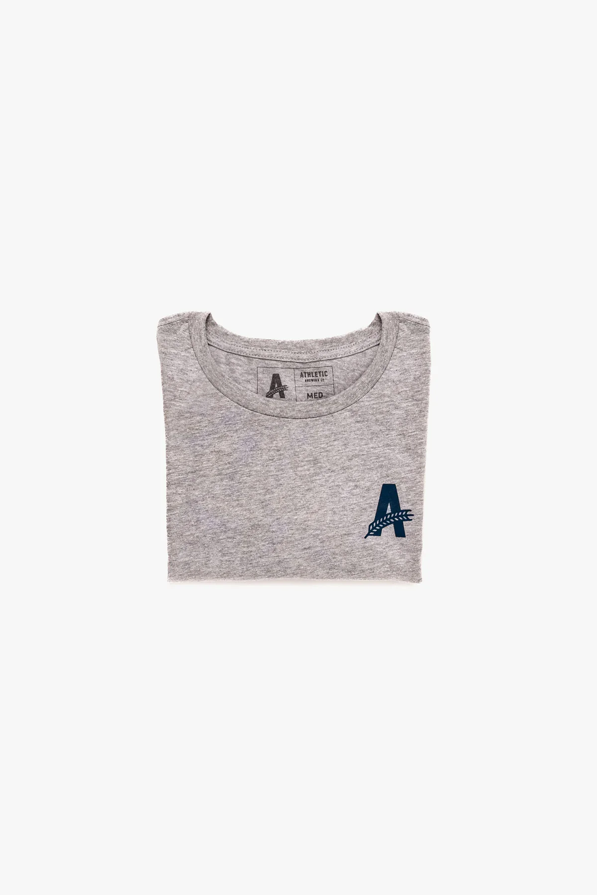 Athletic Brewing Co Logo T-Shirt Women's - Grey - Image 2